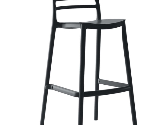 Σκαμπό Bar Snod HM6099.02 37,2x50x101,5cm Black