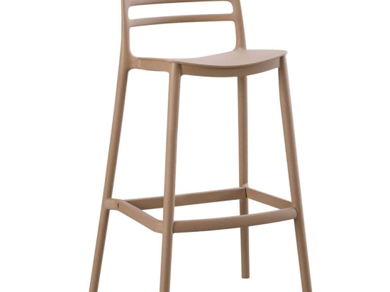 Σκαμπό Bar Snod HM6099.04 37,2x50x101,5cm Cappuccino
