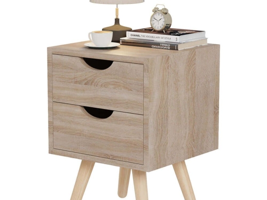 Κομοδίνο Dinkl HM2472.01 29,7x29,7x45cm Sonoma