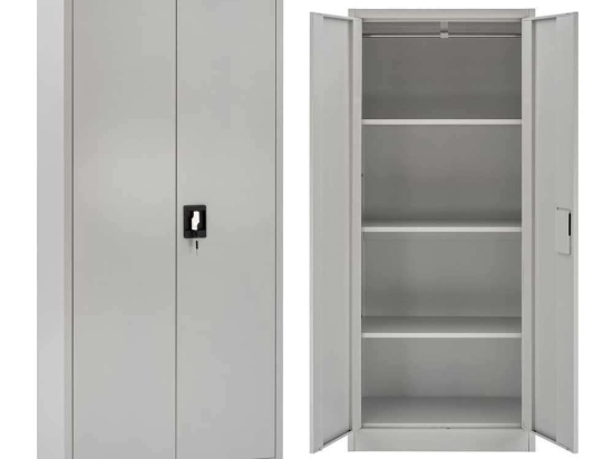 Ντουλάπα Γραφείου Επαγγελματική HM5748 70Χ40Χ170cm Light Grey