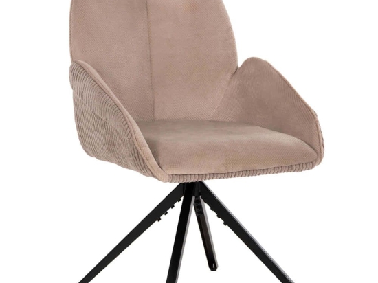 Πολυθρόνα Shai HM9844.04 61x63x93cm Beige Μέταλλο,Ύφασμα
