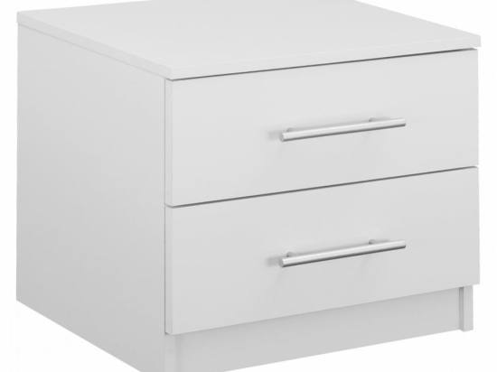 Κομοδίνο HM2220.05 48x40,5x41,5cm White Μελαμίνη