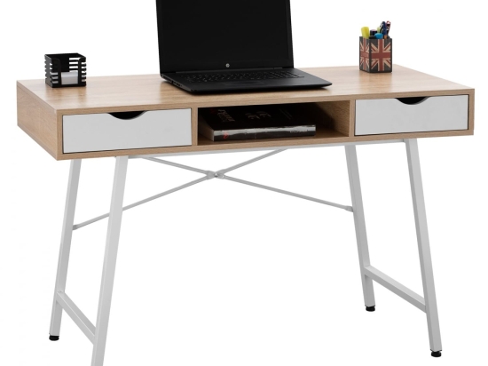 Γραφείο HM2128.01 120Χ48Χ76,5cm Sonama-White