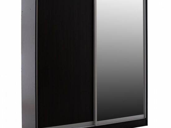 Ντουλάπα Adler HM2437.02 Συρόμενη Με Καθρέπτη 180X60X210cm Wenge Δίφυλλη