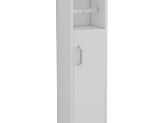 Ντουλάπι Μπάνιου Με Χαρτοθήκη Damien HM9025.12 20x13x70cm White Μελαμίνη