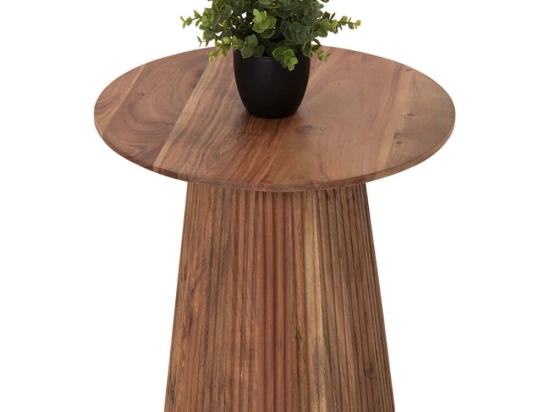 Τραπεζάκι Βοηθητικό Groot HM9698 Φ45x44cm Natural