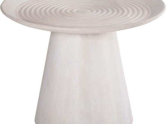 Τραπεζάκι Βοηθητικό Ross HM9708 Φ45x48cm White