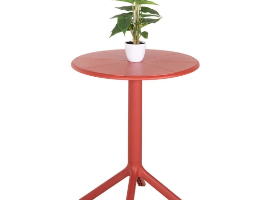 Τραπέζι Κήπου Terrin HM6124.16 Φ61x77cm Red