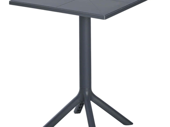 Τραπέζι Κήπου Terrin HM6125.20 60,5x60,5x76,5cm Dark Grey