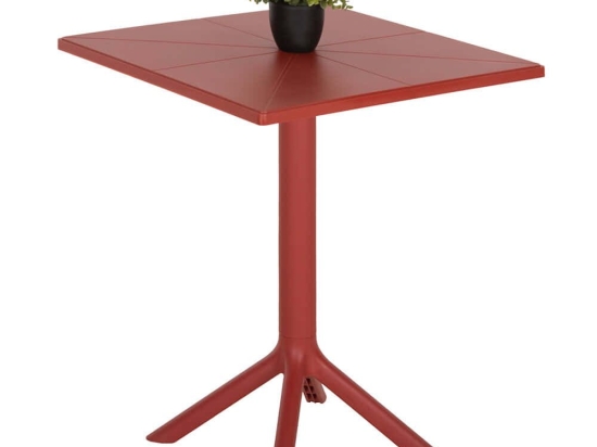Τραπέζι Κήπου Terrin HM6125.16 60,5x60,5x76,5cm Red