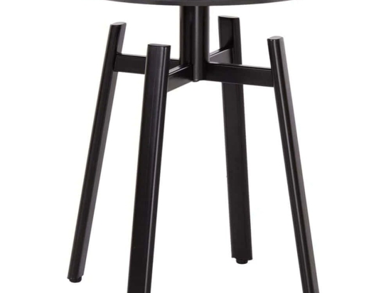 Τραπεζάκι Βοηθητικό Norton HM18036.03 Φ45x55,5cm Sonoma-Black