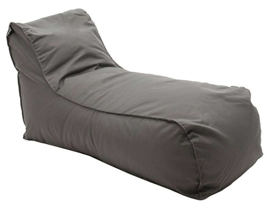 Πουφ Αδιάβροχο Lara 056-000071 60x135x70cm Grey