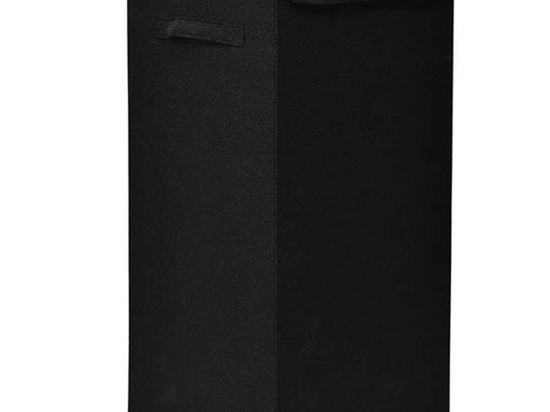 Καλάθι Απλύτων 06.8706103 30,5x30,5x60cm Black Ύφασμα
