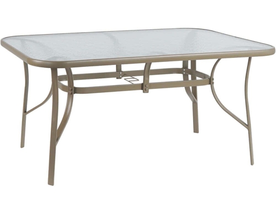 Τραπέζι Κήπου Bruno HM5145.04 150x90x72cm Champagne