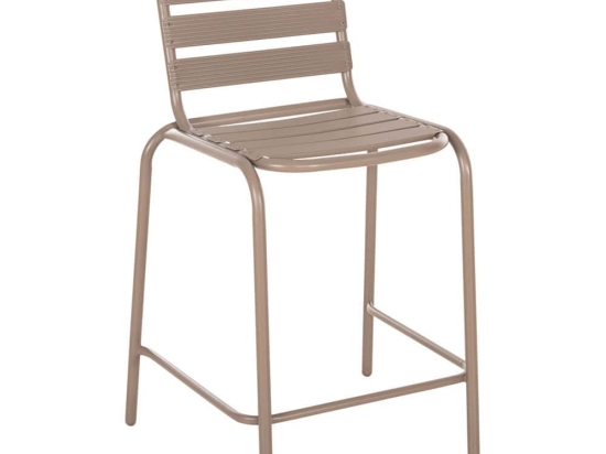 Σκαμπό Bar Laura HM6065.04 58,5x58x104cm Champagne
