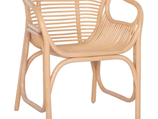 Πολυθρόνα Mel HM9954.01 62x57,5x79,5cm Natural Rattan