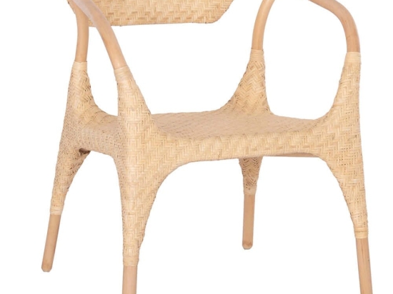 Πολυθρόνα Gabe HM9956.01 62x60x79cm Natural Rattan