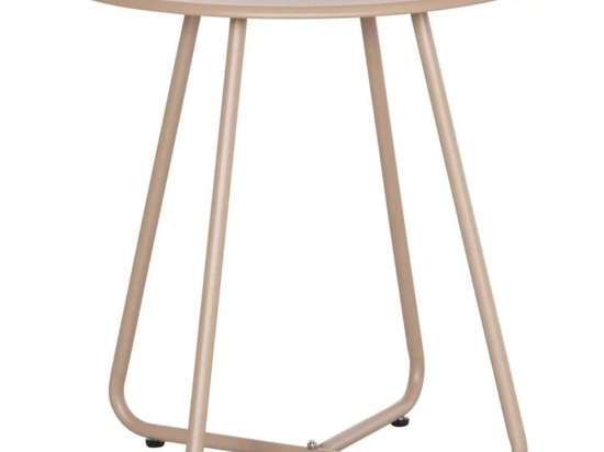 Τραπεζάκι Βοηθητικό Sammon HM6271.03 Φ45x50cm Cappuccino