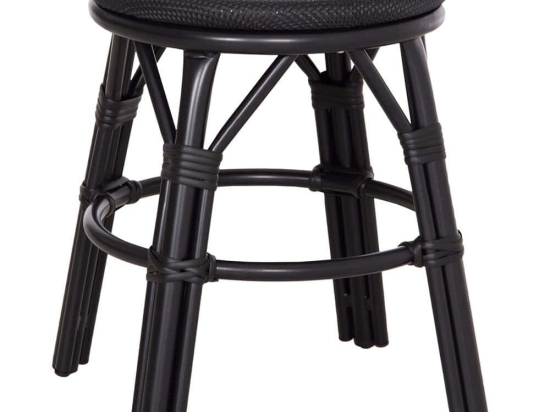 Σκαμπό Chino HM6285.02 Φ36x46cm Black