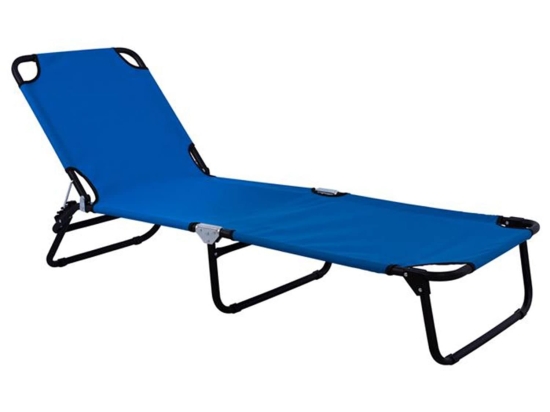 Ξαπλώστρα HM5278  Μπλε 186X59X27,5cm