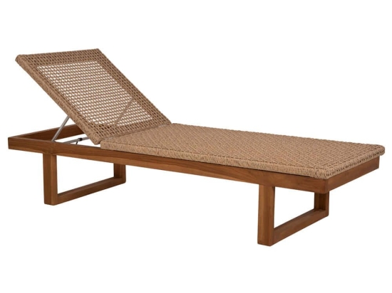 Ξαπλώστρα Patron HM5993 191x65x86cm Natural