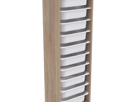 Συρταριέρα Παιδική Sani HM18205.03 45,5x29,6x144cm Sonoma-White