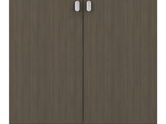 Ντουλάπι Γραφείου Denith 069-000072 80x40x80cm Anthracite-Walnut