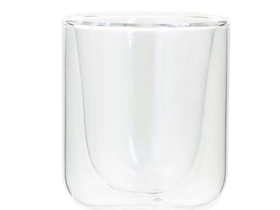 Κούπα Espresso Γυάλινη Με Διπλό Τοίχωμα 80ml 5,5x7,5cm Clear Γυαλί