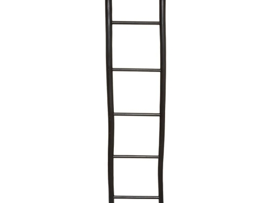 Διακοσμητική Σκάλα - Κρεμάστρα 07.182346 38x6x180cm Black Ξύλο