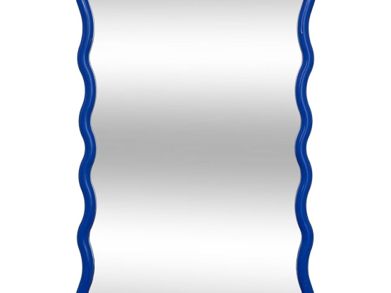Καθρέπτης Τοίχου Wavy 07.206451A 60x38cm Blue Πολυπροπυλένιο