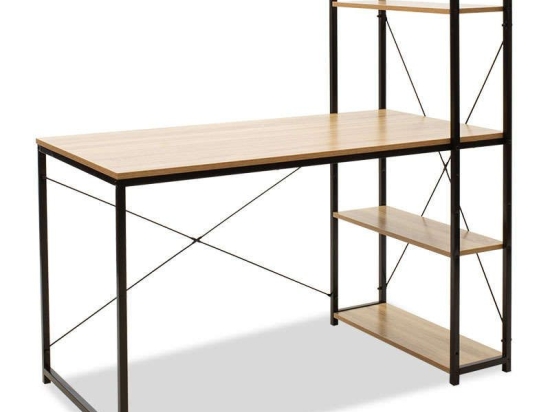 Γραφείο Ramon 085-000003 122x64x120cm Natural - Black