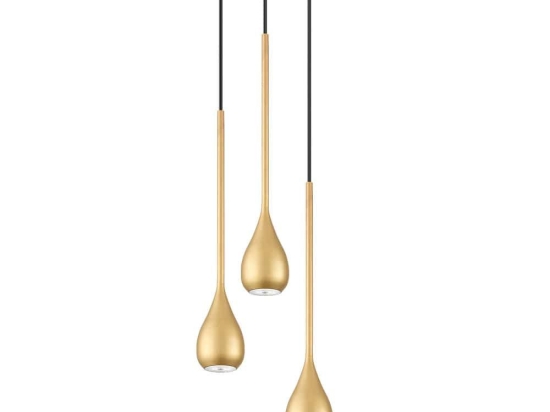Φωτιστικό Οροφής Κρεμαστό 01179-07 GU10 LED D30cm Gold Luma