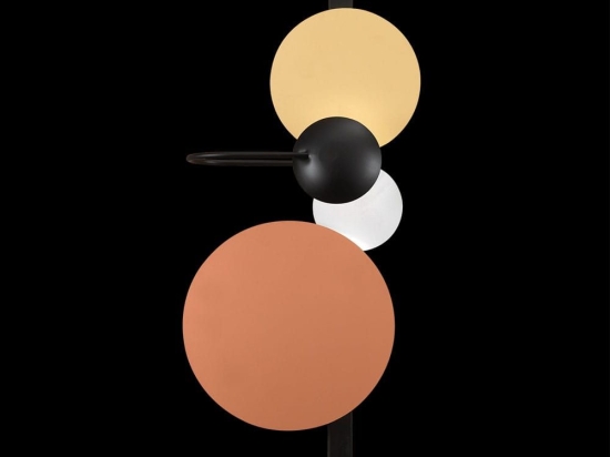 Φωτιστικό Τοίχου 01285 1xG9 & LED 3000K 700lm 85cm Copper-Black-Gold Luma