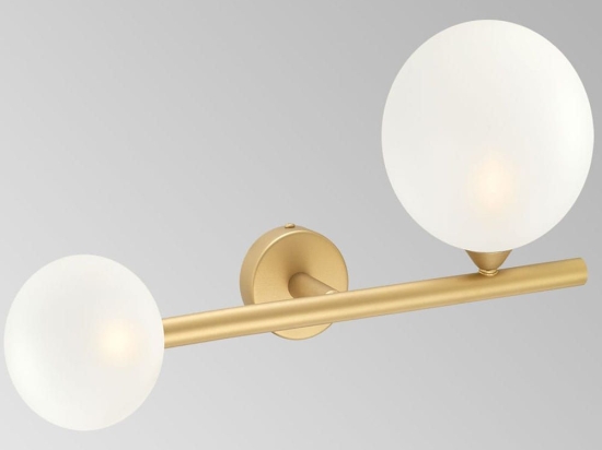 Φωτιστικό Τοίχου 01295 2xG9 45x23cm Gold Luma