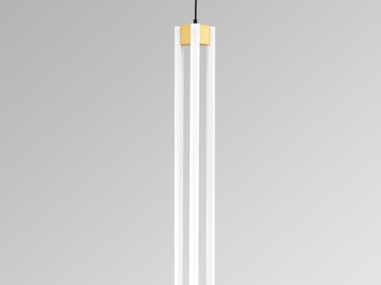 Φωτιστικό Οροφής Κρεμαστό 01321-08 3xLinestra 15x100cm Gold Luma