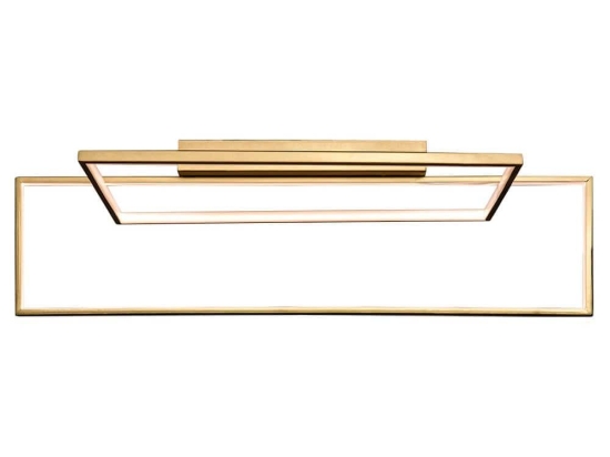 Φωτιστικό Οροφής - Πλαφονιέρα 01355 70W LED 3000K 5600Lm 70x25cm Gold Luma