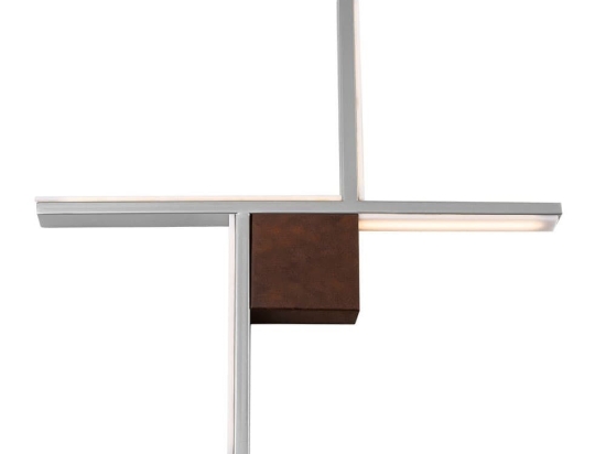 Φωτιστικό Τοίχου 01357-18 12W LED 3000K 960 Lm 53x50cm Silver Luma