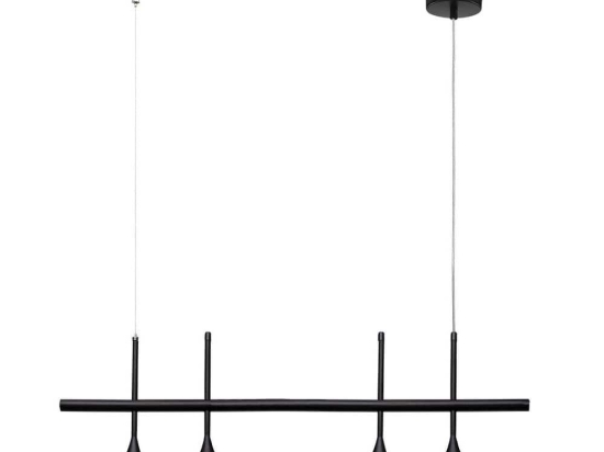 Φωτιστικό Οροφής - Ράγα 01361-09 GU10 90x35cm Black Luma