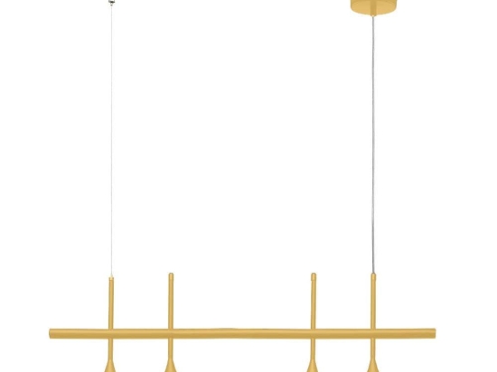 Φωτιστικό Οροφής - Ράγα 01361-09 GU10 90x35cm Gold Luma