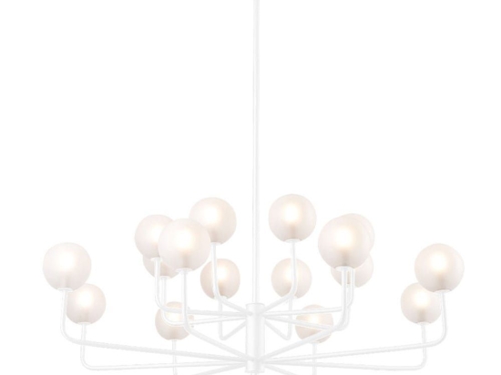 Φωτιστικό Οροφής Κρεμαστό 01366 16xG9 90x80cm White Luma