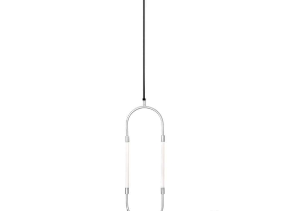 Φωτιστικό Οροφής Κρεμαστό 100-01369-04 7W LED 3000K 560Lm 20x63cm Silver Luma
