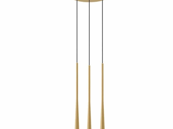 Φωτιστικό Οροφής Κρεμαστό 01371-07 G9  D30cm Gold Luma