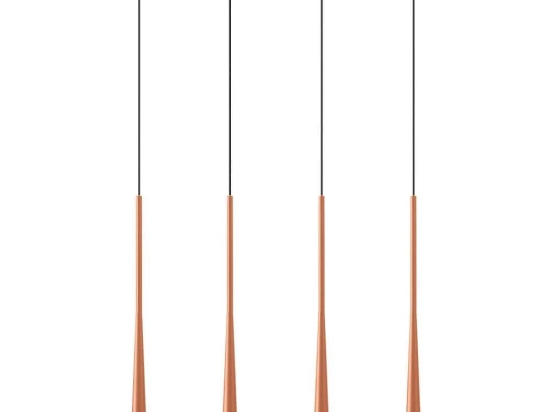 Φωτιστικό Οροφής - Ράγα 01371-09BR G9 85cm Copper Luma