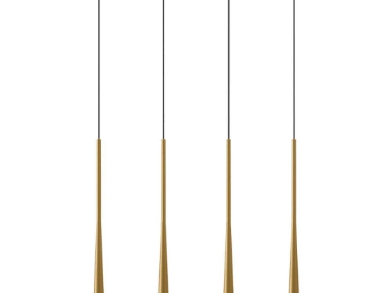 Φωτιστικό Οροφής - Ράγα 01371-09BR G9 85cm Oxidized Gold Luma