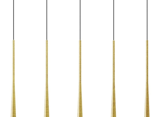 Φωτιστικό Οροφής - Ράγα 01371-12BR G9 100cm Oxidized Gold Luma