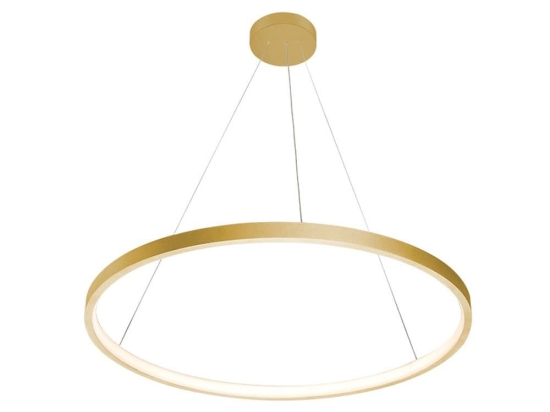 Φωτιστικό Οροφής Κρεμαστό 01377-04 D60cm 23W LED 3000K 1850Lm Gold Luma