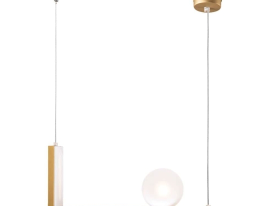 Φωτιστικό Οροφής - Ράγα 01380-05 G9, 6W LED 3000K 480Lm 50x20cm Gold Luma