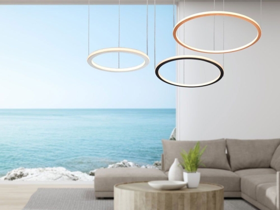 Φωτιστικό Οροφής Κρεμαστό 01381-03 32W LED 3000K 2550Lm D40cm White Luma