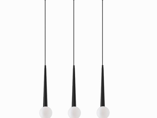 Φωτιστικό Οροφής - Ράγα 100-01392-07BR G9 70cm Black Luma