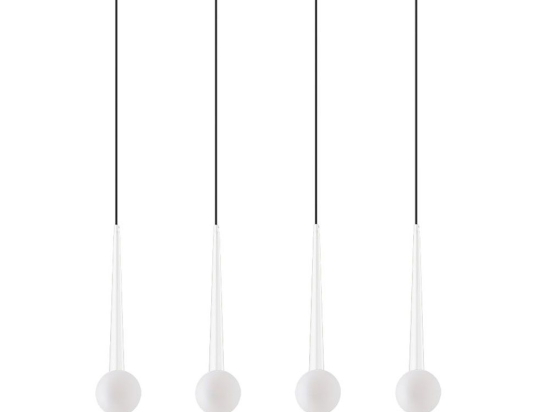 Φωτιστικό Οροφής - Ράγα 100-01392-09BR G9 85cm White Luma